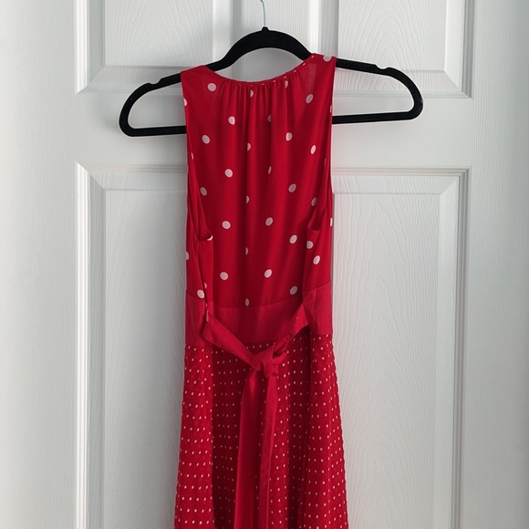 & Other Stories Paris Atelier Red Polka Dot Dress - Picture 7 of 7